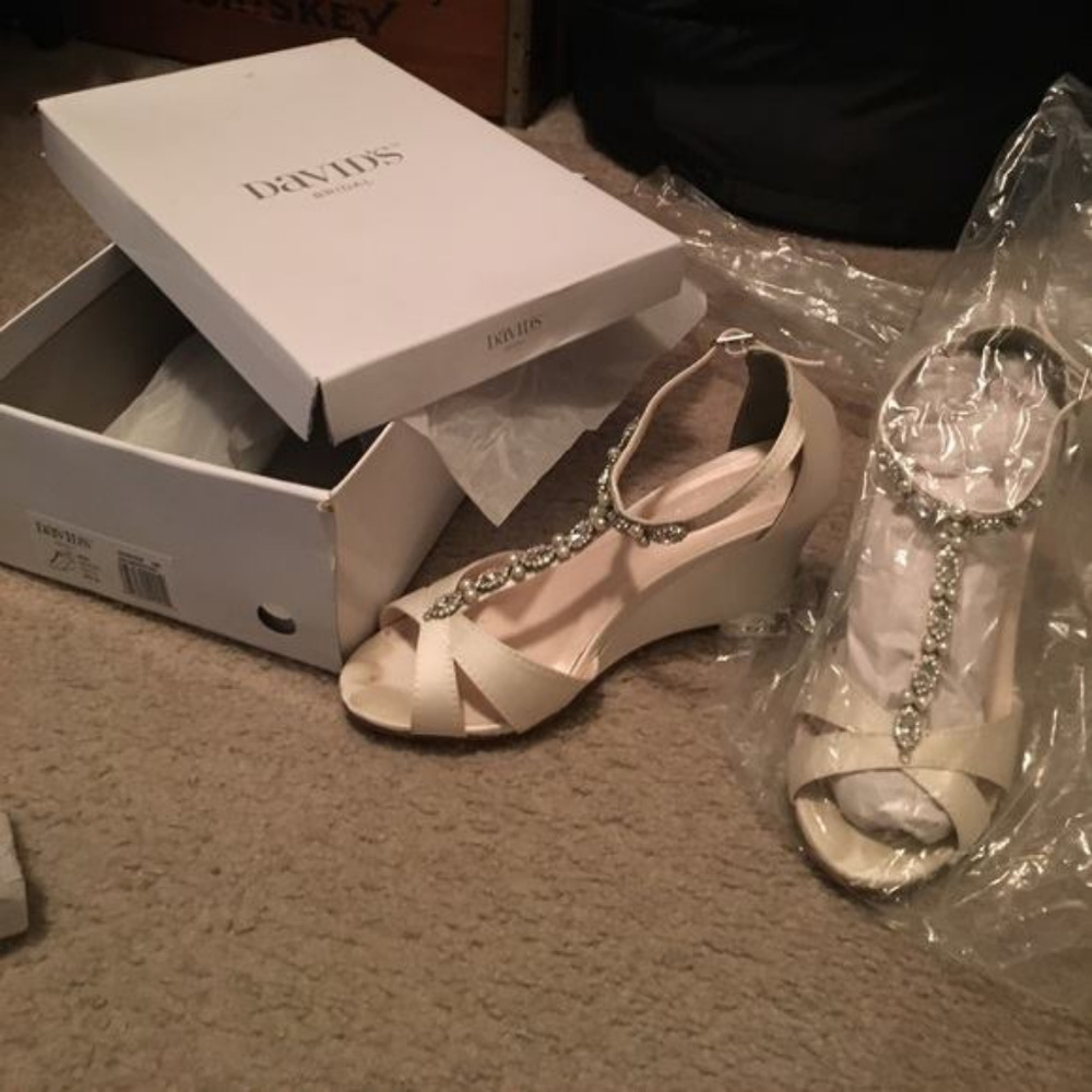 Davids Brial Wedding shoes (wedge)